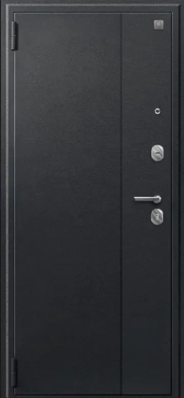 Товар Дверь A-04 черный сатин - седой дуб зеркало DIS007332